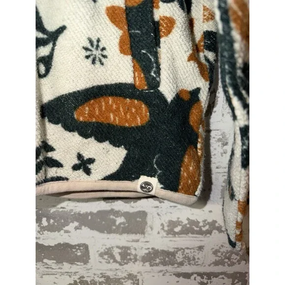 NEW! Happy Earth Hygge Sherpa 100% Organic Full Zip Hooded Sweater Jacket $210 - Picture 2 of 7